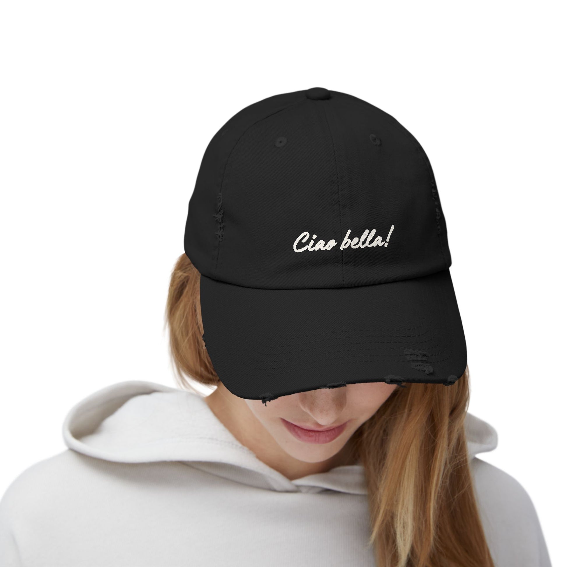 Distressed Cap - Ciao bella!