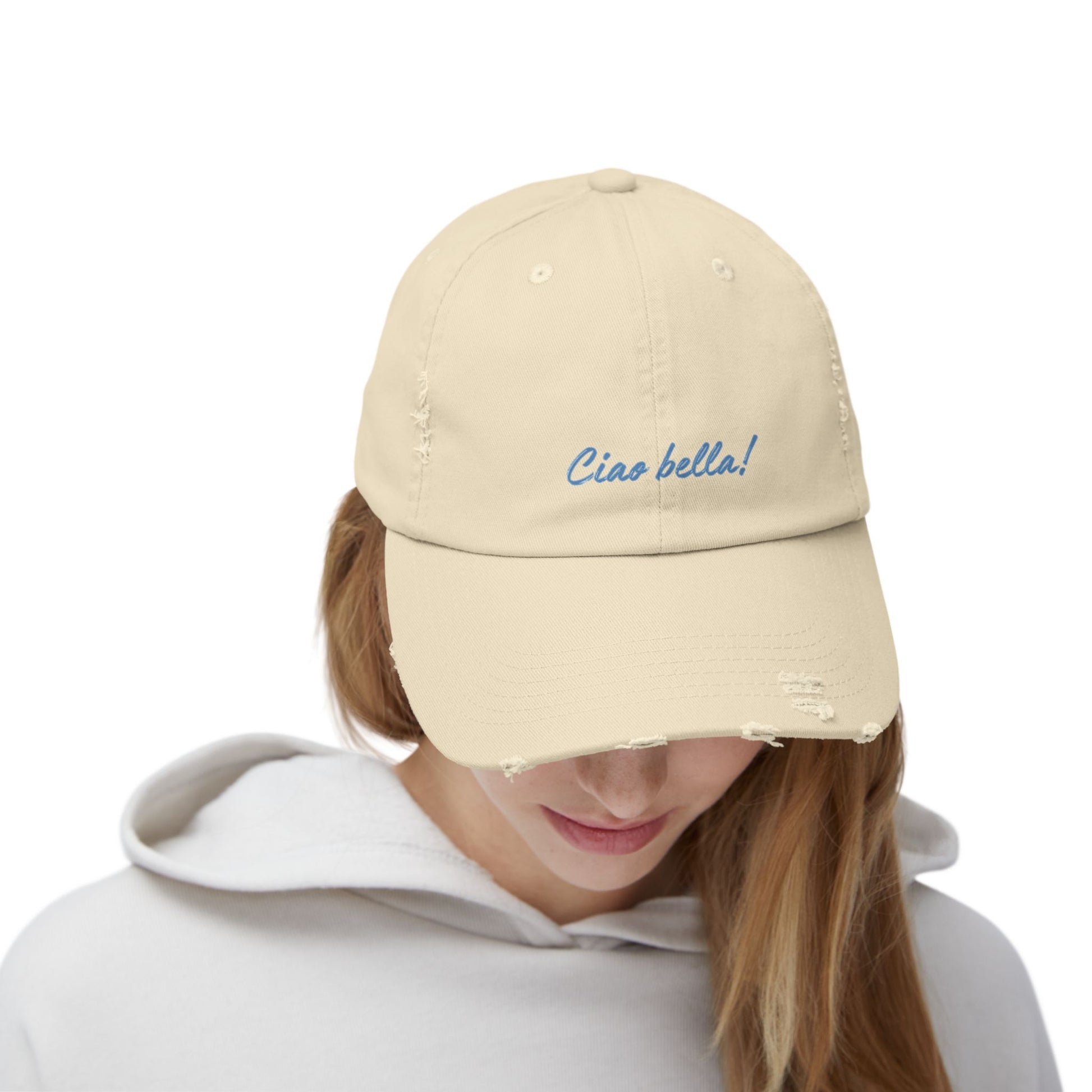 Distressed Cap - Ciao bella!